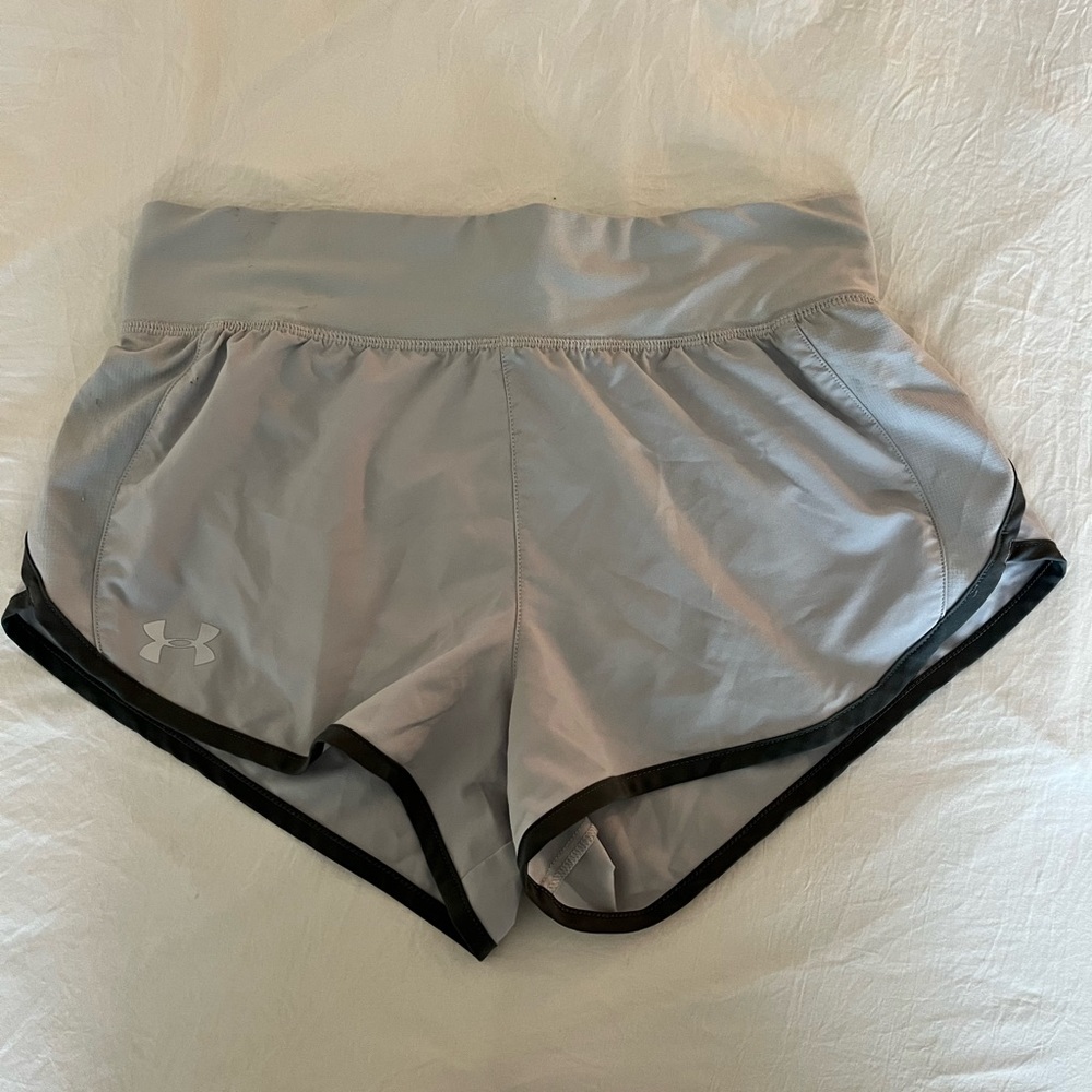Gray Under Armor Running Shorts, Size S/M